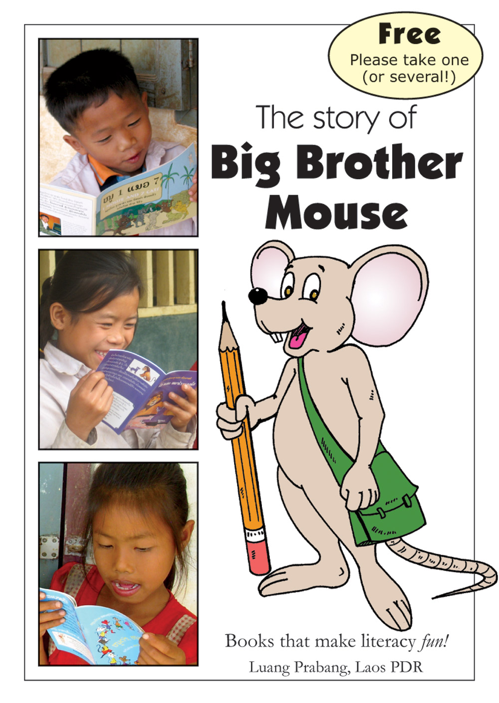 The Story of Big Brother Mouse large book cover, published in English