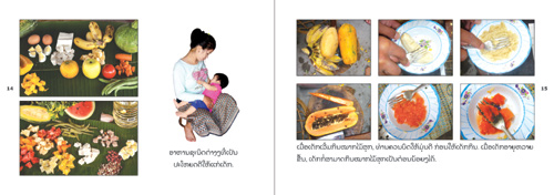 Samples pages from our book: Good Nutrition for Mother and Baby