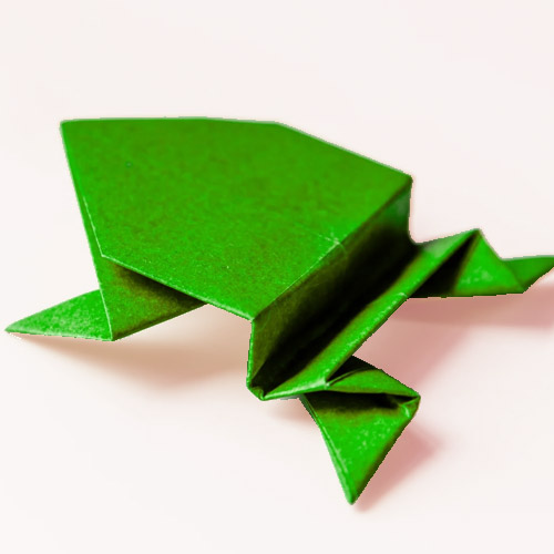 A small group doing origami - paper folding