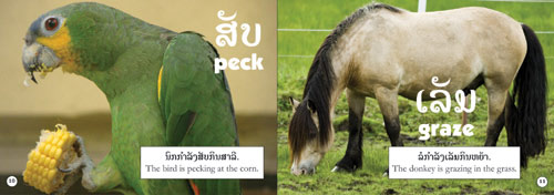 Sample pages from our book: Let's Eat