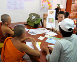 English practice with Lao young people