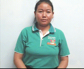 How to say this lesson's Lao words in sign language
